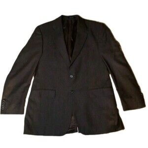 VTG Chaps Ralph Lauren Blazer Jacket Suit Coat Mens 42 L Wool/cashm Brown Plaid